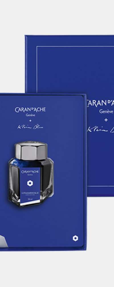 カランダッシュ Klein Blue レマン万年筆 クラインブルー 瓶インク SET-F