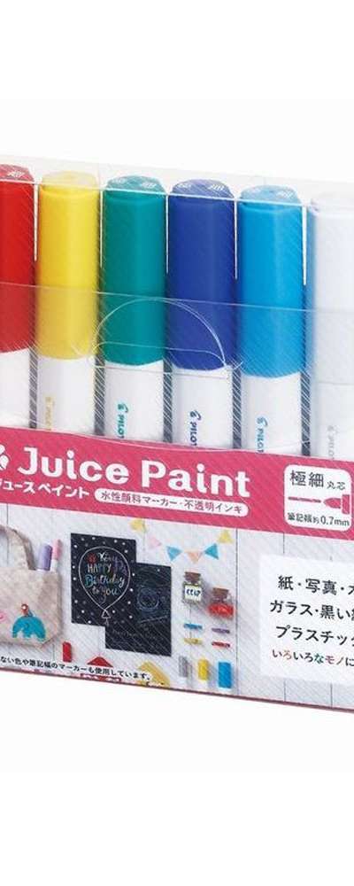 パイロット ジュースペイント EF 水性マーカー 8色セット