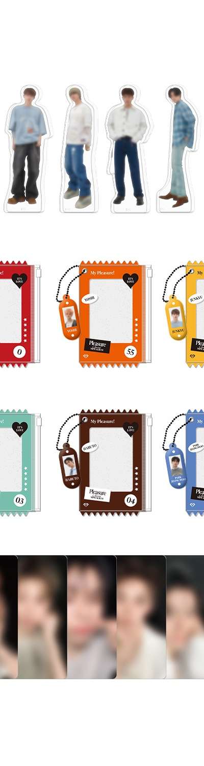 [PLEASURE] TREASURE MINI ACRYLIC STAND + PVC POUCH SET