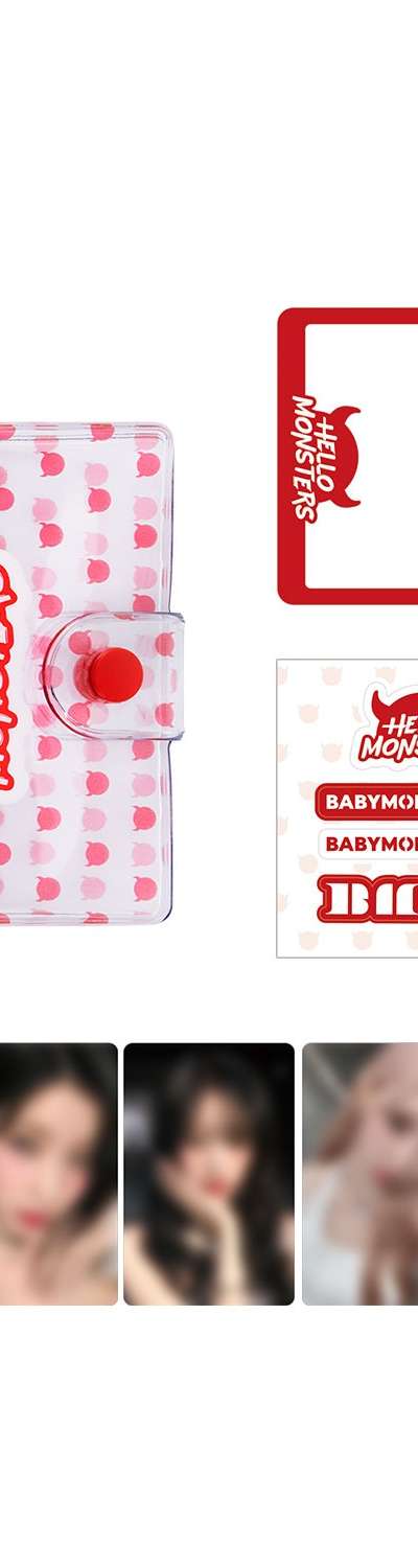 [HELLOMONSTERSTOUR] BABYMONSTER PVC POUCH + DECO KIT