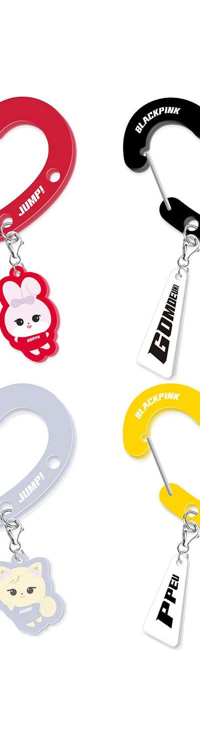 [JUMP] BLACKPINK CHARACTER ACRYLIC CARABINER KEYRING