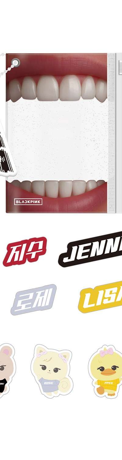 [JUMP] BLACKPINK PVC POUCH + STICKER SET