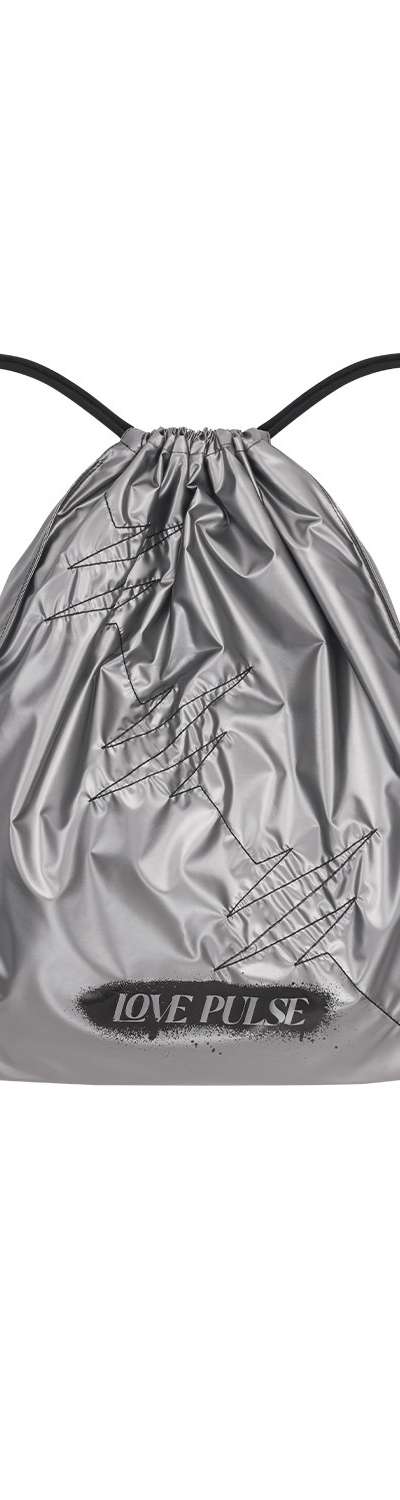 [LOVEPULSE] TREASURE SILVER STRING BACKPACK