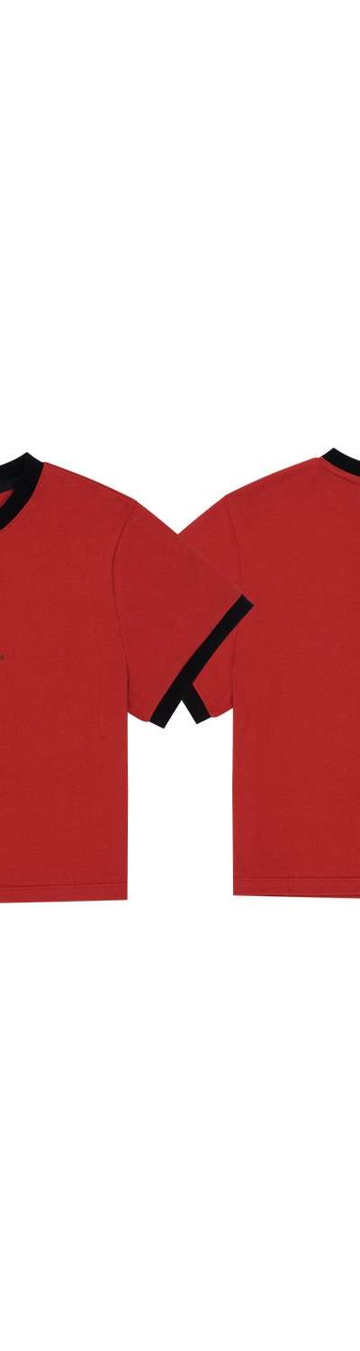 [LOVEPULSE] TREASURE RINGER CROP T-SHIRT_RED