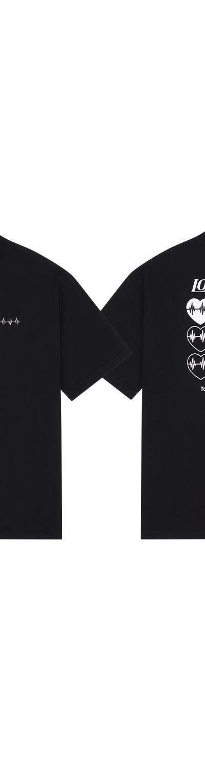 [LOVEPULSE] TREASURE REFLECTIVE T-SHIRT_BLACK