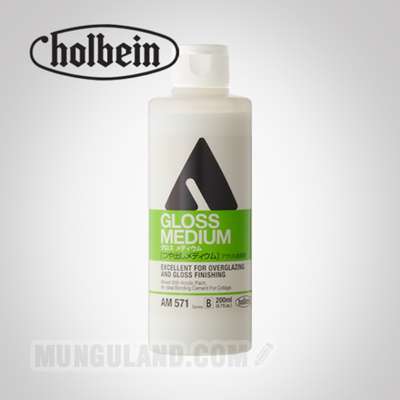 Holbein Acrylic Medium Gloss 200ml