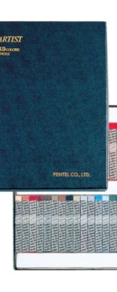 Pentel Oil Pastels 49 Colors with 2 White PTA-50D