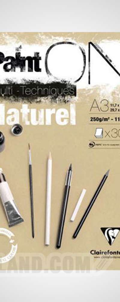 Clairefontaine Paint On Multipad Natural (A3) 96541