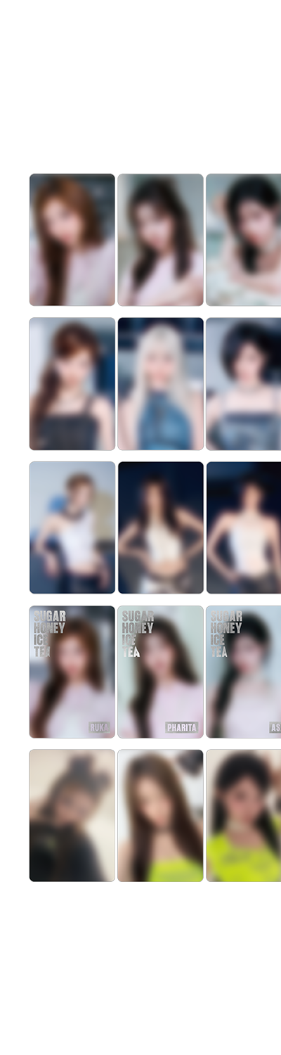 [SUGARHONEY] BABYMONSTER TRADING PHOTOCARD