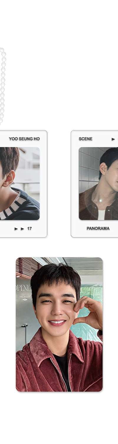 [SCENE] YOO SEUNG HO ACRYLIC FRAME KEYRING