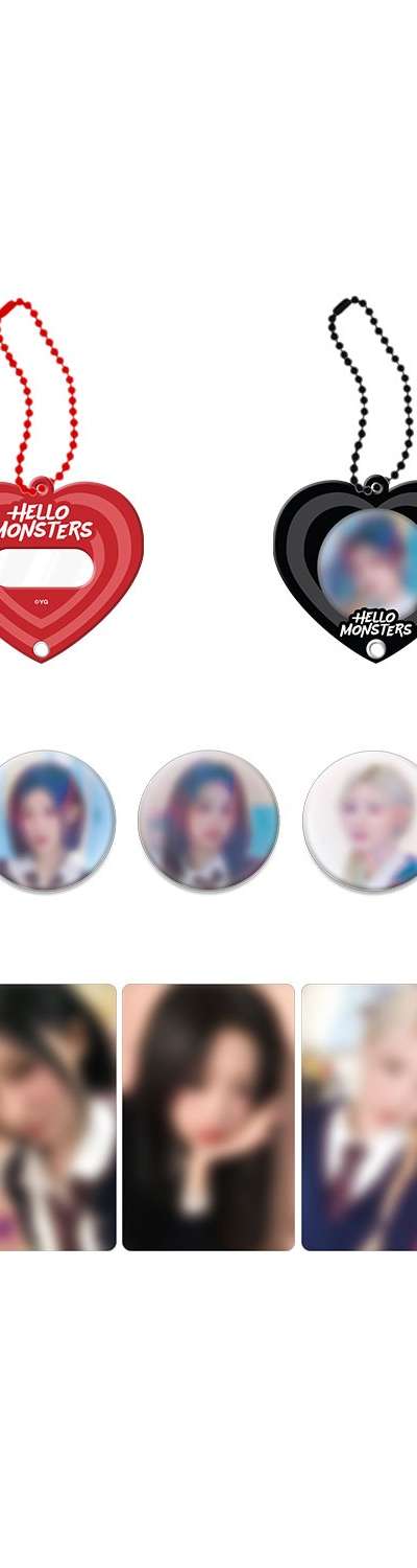 [HELLOMONSTERSTOUR] BABYMONSTER RANDOM ACRYLIC KEYRING + PIN BUTTON SET