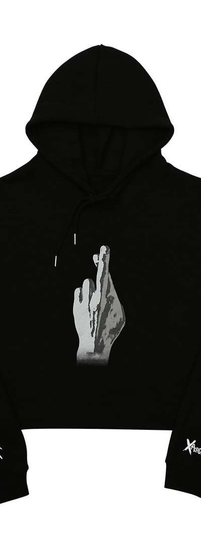 XACADEMY CROPPED HOODIE
