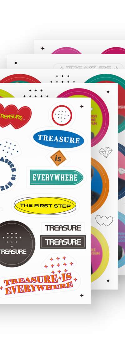 [TREASUREMAP] TREASURE STICKER SET