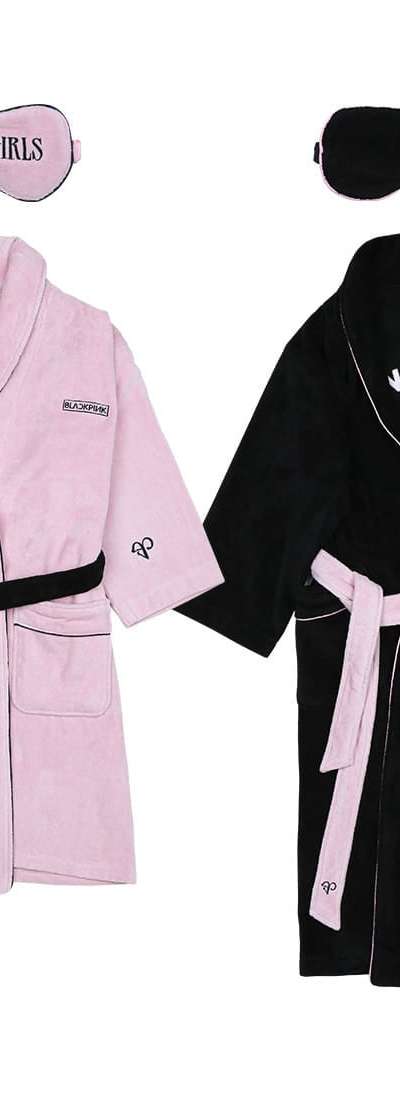 [THEALBUM] BLACKPINK ROBE & SLEEPING MASK SET