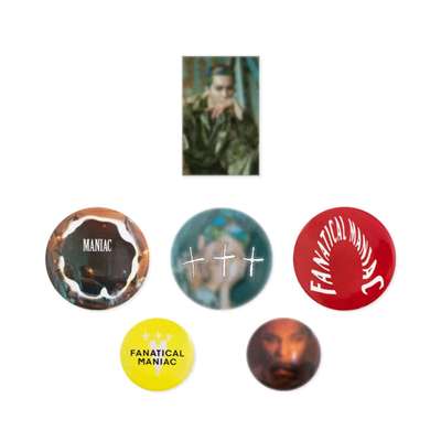 [MANIAC] MINO PIN BUTTON SET