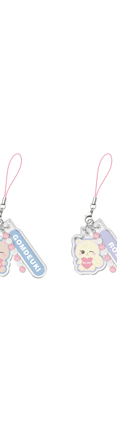 [DEADLINETOUR] BLACKPINK CHARACTER LIGHT STICK AIRTUBE KEYRING