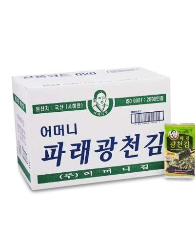 Gwangcheon Mother Laver Bento Seaweed Snack 4g x 16 pieces x 8 packs (128 pieces total)