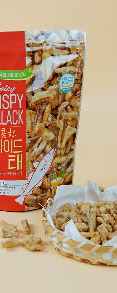 Oh Hee-sook Traditional Bugak Spicy Fried Pollock Roe 200g