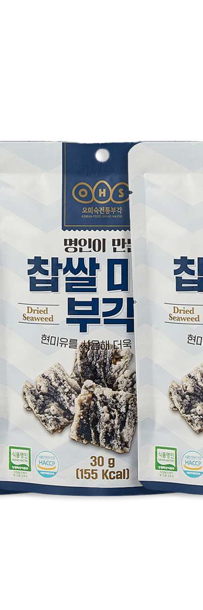 Oh Hee-sook Traditional Bugang Glutinous Rice Seaweed Bugang 30g 3-Pack