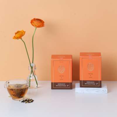 喉の健康にカモマイル&桔梗紅茶 生分解ティーバッグ カモマイル茶 桔梗茶