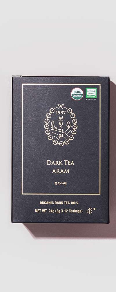 [Direct from Producer] Ttuium Tea Post-Fermented Black Tea Aram Biodegradable Tea Bags 2g×12T