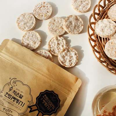 풍심당 小さな月 玄米 ポン菓子 100g