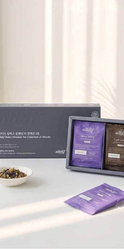 Aldipe Caffeine-Free Relax Tea Collection 3-Piece Gift Set