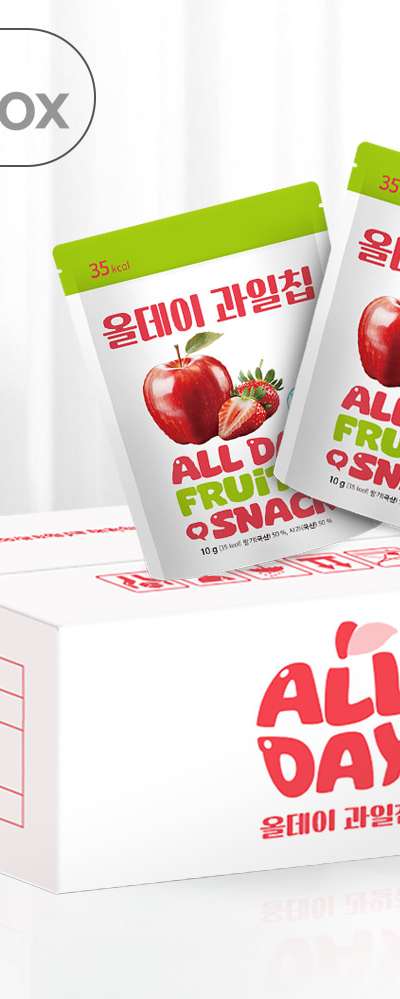 PureEat All Day Freeze-Dried Fruit Chips Apple Strawberry Chip 20-Pack Set 100% Fruit