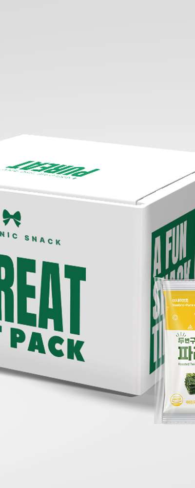 [Gift Set] Pureit Double-Roasted Seaweed Snack 7-Pack Gift Box