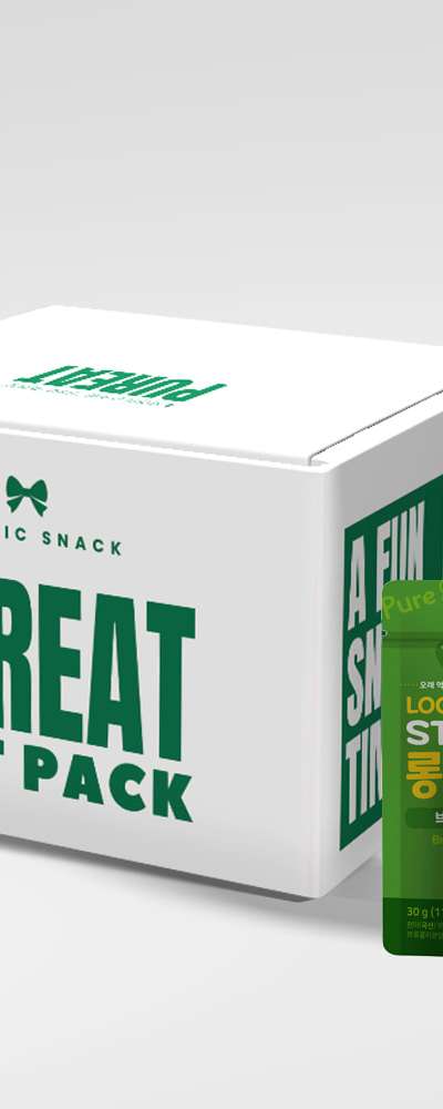 [Gift Set] PureEat Organic Long Stick 10-Pack Gift Box