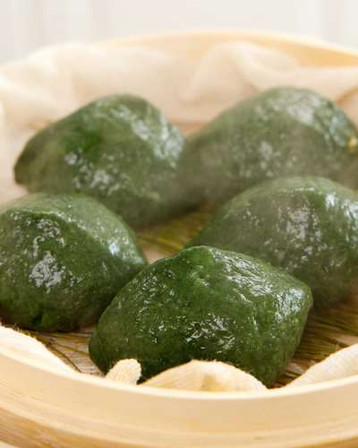 白玉粉 ヨモギ餅 [ 無砂糖 緑豆 ヨモギ松餅 200g ] ヨモギ葉松餅 個餅