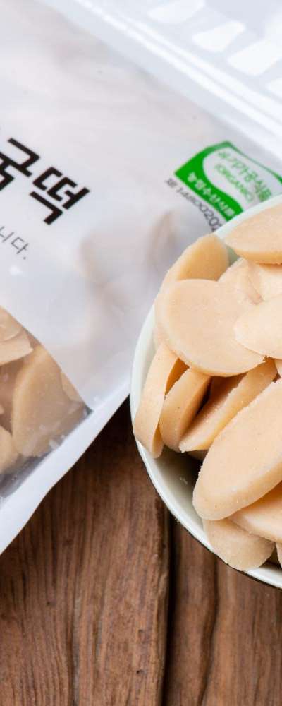 サリジェ オーガニック玄米 떡국떡 500g 食事代わり 米떡国 떡 焼き