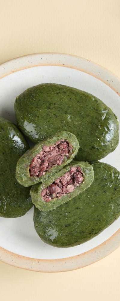 国産よもぎ白玉団子 あんこ入り 60g×10袋