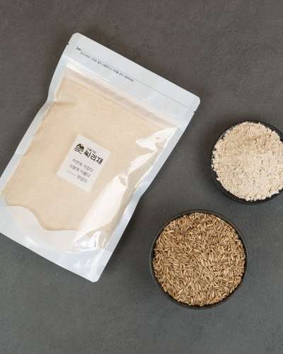 蒸して作った[有機栽培オーツ麦粉500g(オーツ麦100%선식)]オーツ麦パウダー穀物シェイク