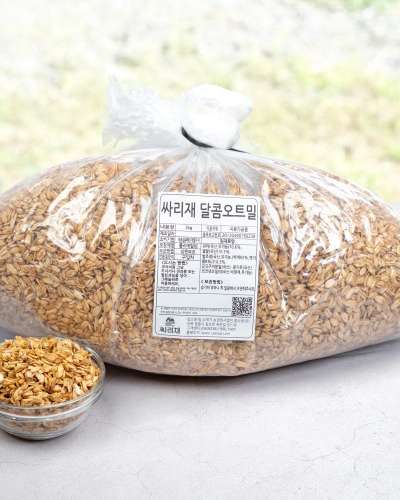 【大容量】甘いオートミール 3kg、サリジェ 全粒穀物 手作りグラノーラ 砂糖不使用 オートミールお菓子