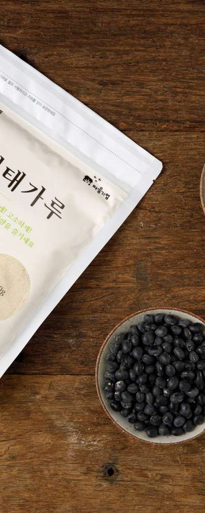 サリジェ 国産 【霜降り大豆粉 500g】 インジョルミ豆国수粉 焙煎 焙煎黒豆粉