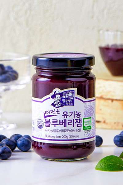 オーガニック スプーンで食べるブルーベリージャム 200g
