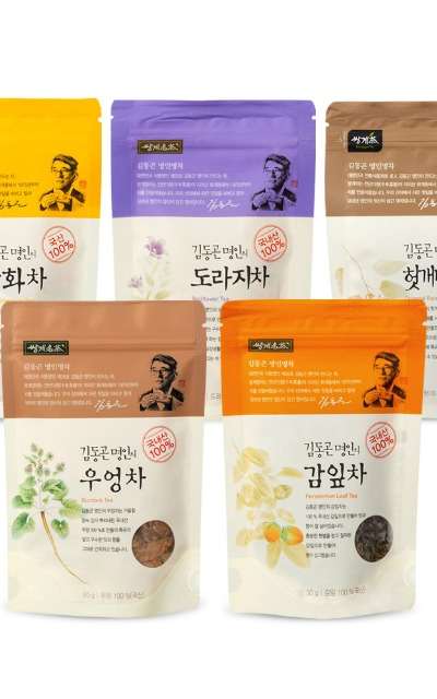 葉茶ポーチ 桔梗茶 柿葉茶 ごぼう茶 ホジャ実茶 菊花茶 選択1