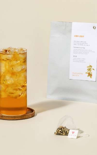 日常茶完 四月の柿葉茶 20ティーバッグ