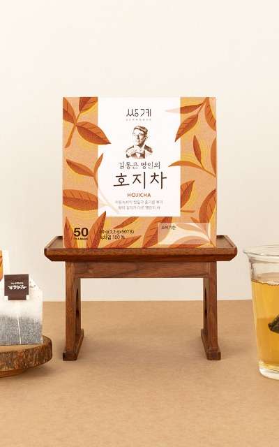 金東坤名人の焙じ茶 50ティーバッグ