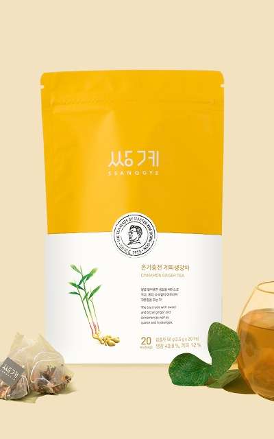 Shinpa Pouch Warmth Charge Cinnamon Ginger Tea 20 Tea Bags