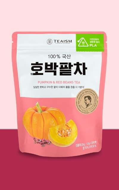 Pumpkin and Red Bean Tea Pouches 20 Tea Bags