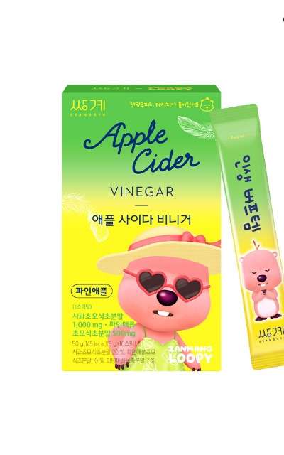 [Ssanggye x Zanmanglupi] Apple Cider Vinegar Pineapple 10 Sticks