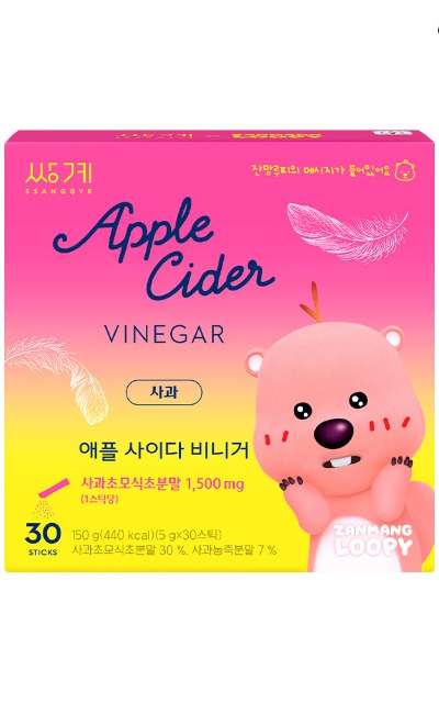 [Ssanggye × Zanmanglupi] Apple Cider Vinegar Apple 30 Sticks