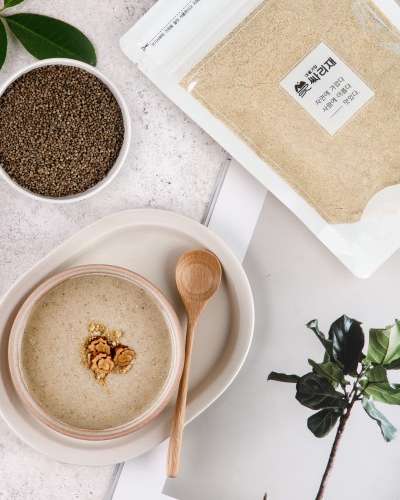 Breakfast Substitute Convenient Perilla Porridge Powder [Korean Perilla (250g)] Hulled Perilla Flour - Ready in 3 Minutes with Hot Water
