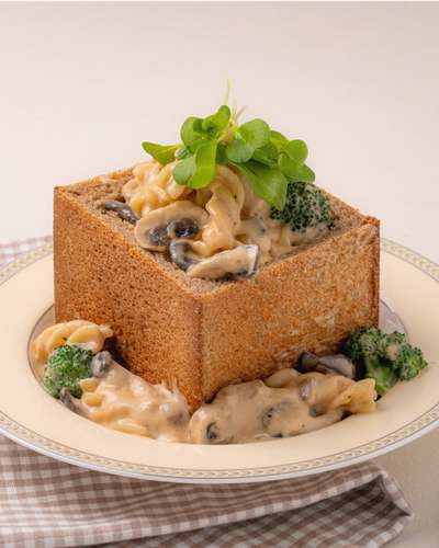 Nenia Organic Whole Wheat Cube Bread 250g - Korean Wheat Handmade Soft Bread Meal Substitute
