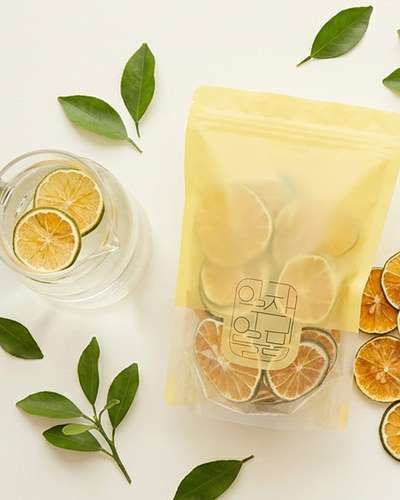 Organic Green Mandarin Chips 50g - Sugar-Free Healthy Snack