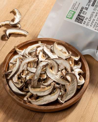 Dried Shiitake Mushroom Slices [Organic Dried Shiitake from Jangheung, South Jeolla Province, 70g] Clean Sliced