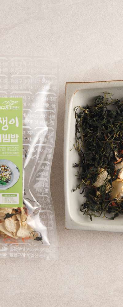 Ssarijae [Aster Greens Bibimbap Mix 25g] Easy and Delicious Vegetable Bibimbap