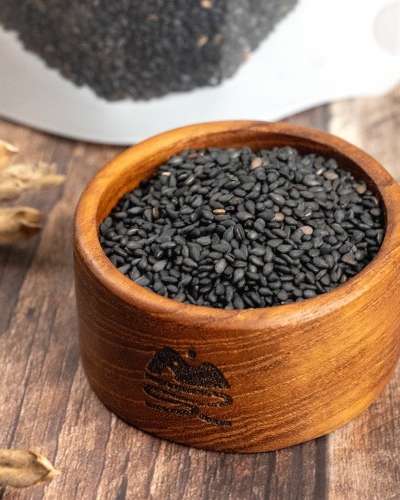 Domestic Roasted Black Sesame Seeds 150g | Whole Black Sesame | Low-Temperature Roasted | Black Sesame Porridge | Latte | Dressing